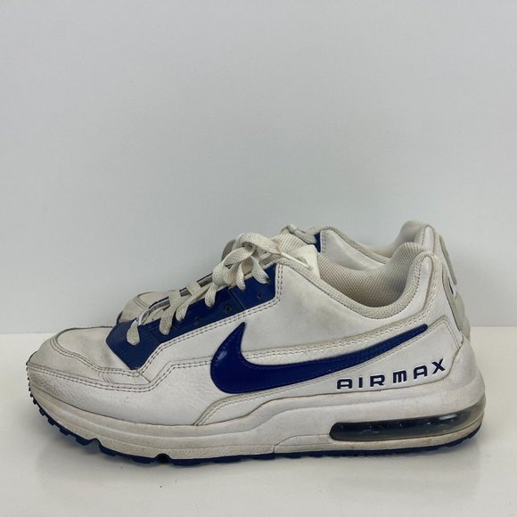 Nike Other - Nike Air Max Ltd 3 Shoes Leather White Deep Royal Blue Mens Size 11